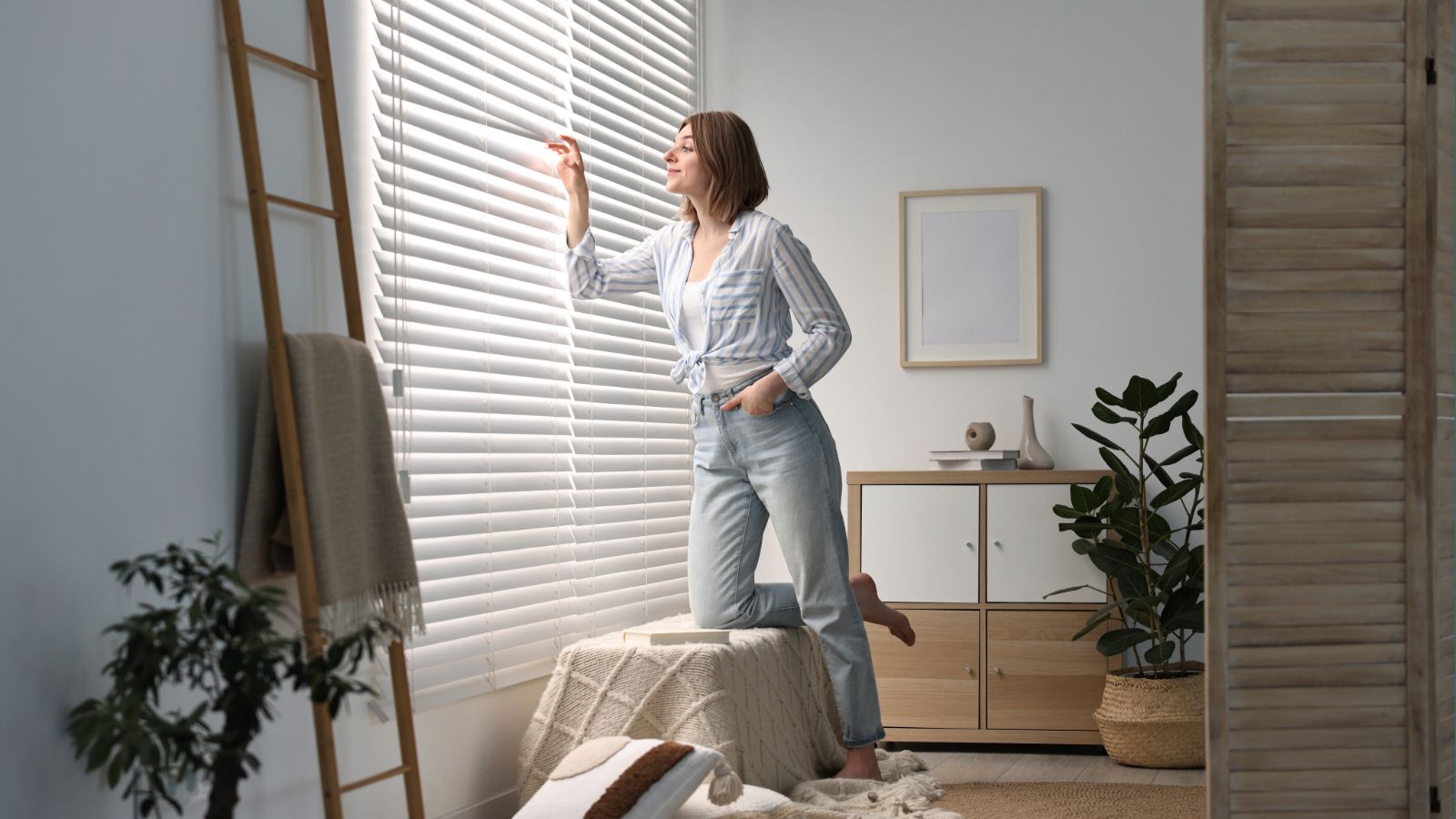 combinar as persianas com a decoração
