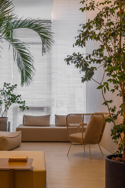 Showroom Uniflex Aldeota - persiana de madeira 1
